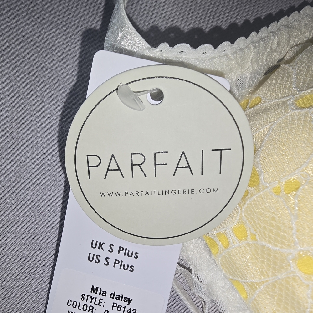 NWT - PARFAIT - Pearl White - Mia Daisy Wire-Free Longline Bralette - Picture 9 of 9